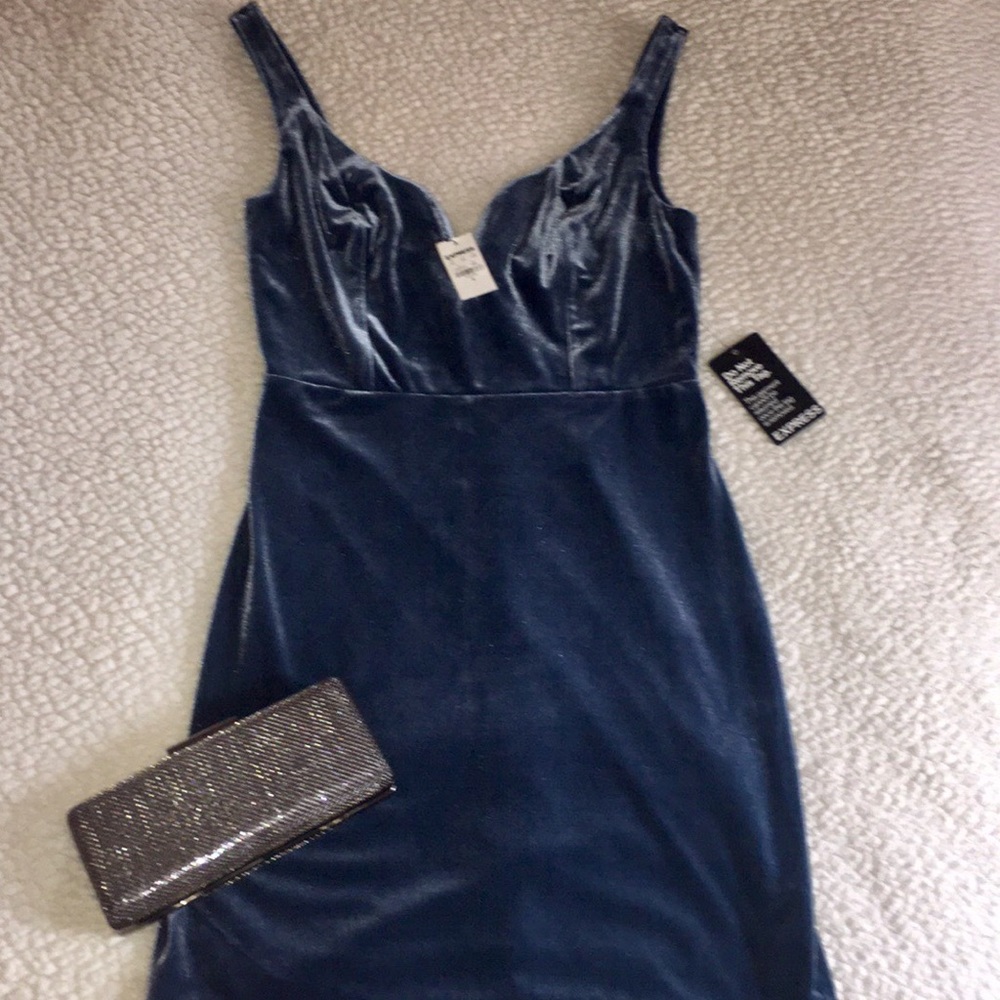 Express Velvet sweetheart dress size 6